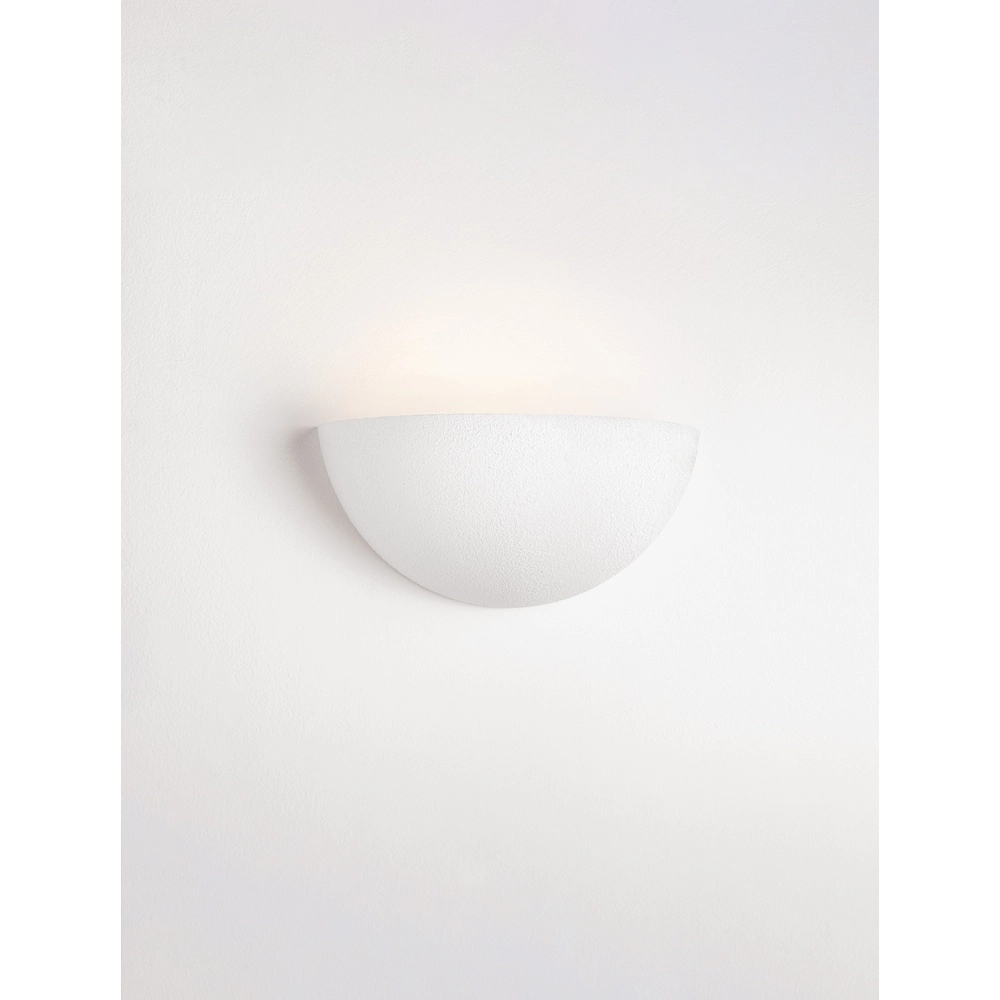 Ovale wandlamp Thalpos wit