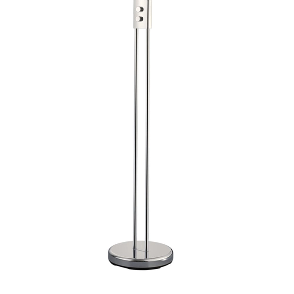 LED vloerlamp Chris 2-lichts 180cm chroom Trio 4017807336795