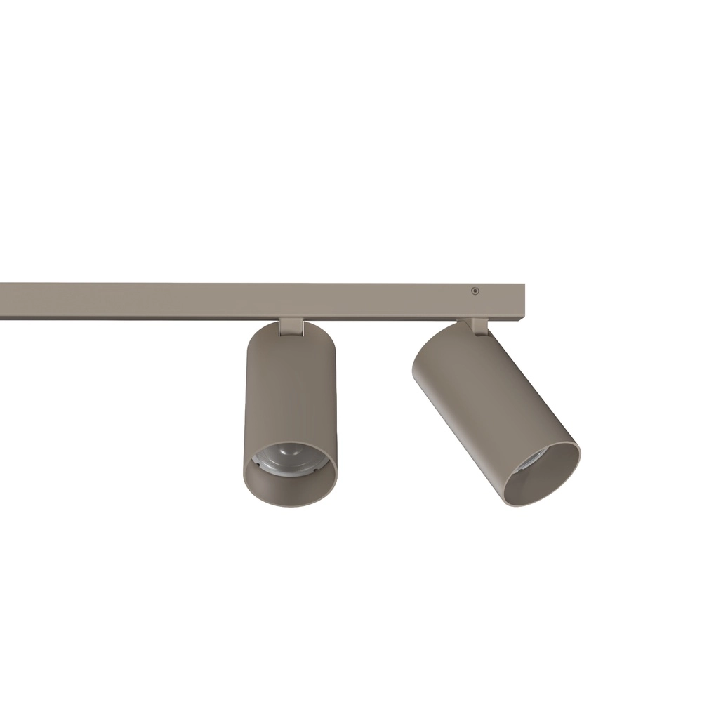 3-lichts opbouwspot Mono zand bruin Lyora 5903139125376