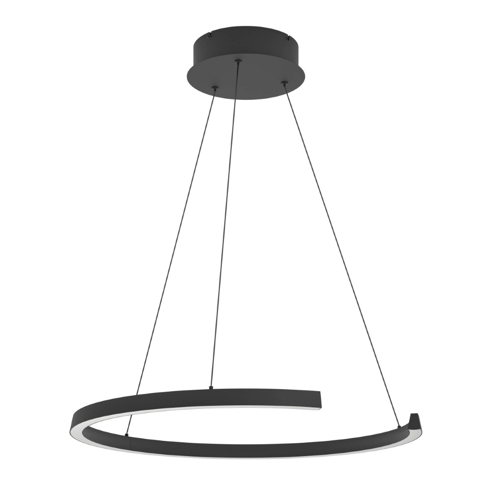 Hanglamp Labonete zwart hoogte verstelbaar