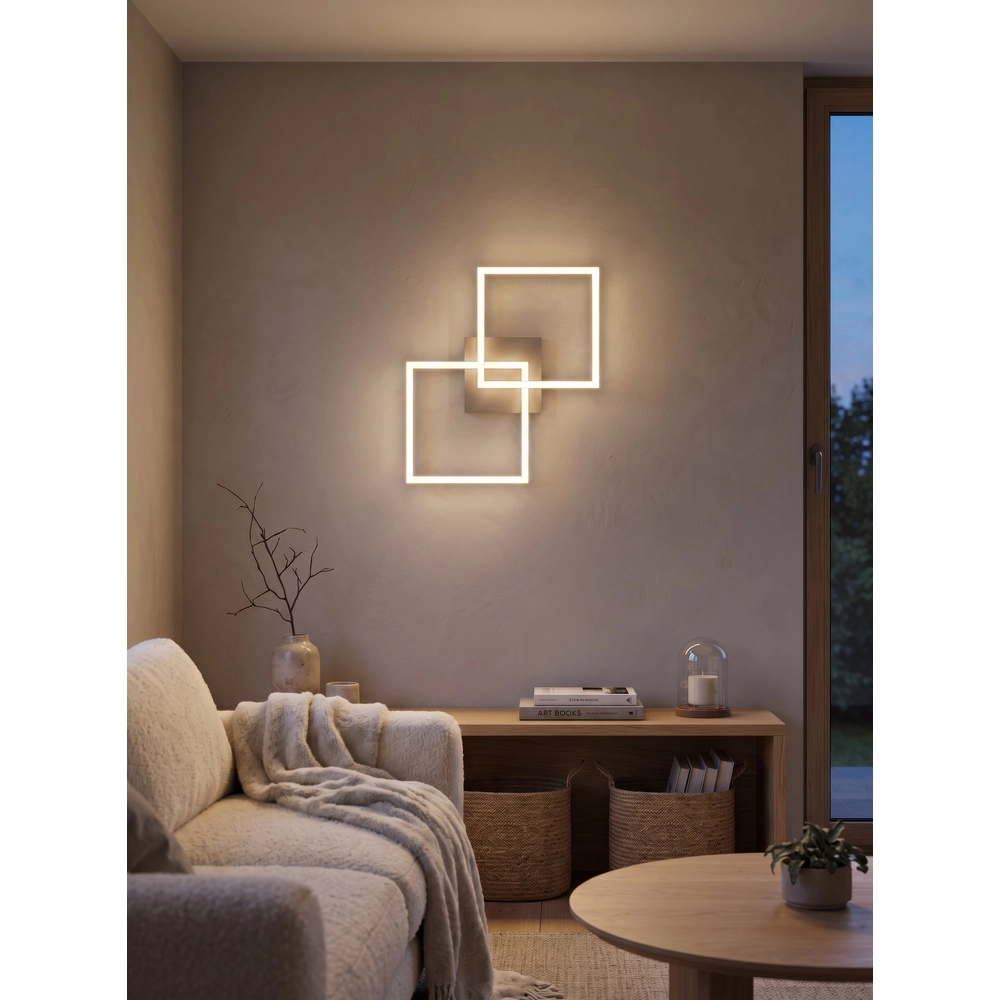 Moderne plafondlamp Trail 60cm zand bruin Trio 4017807713572