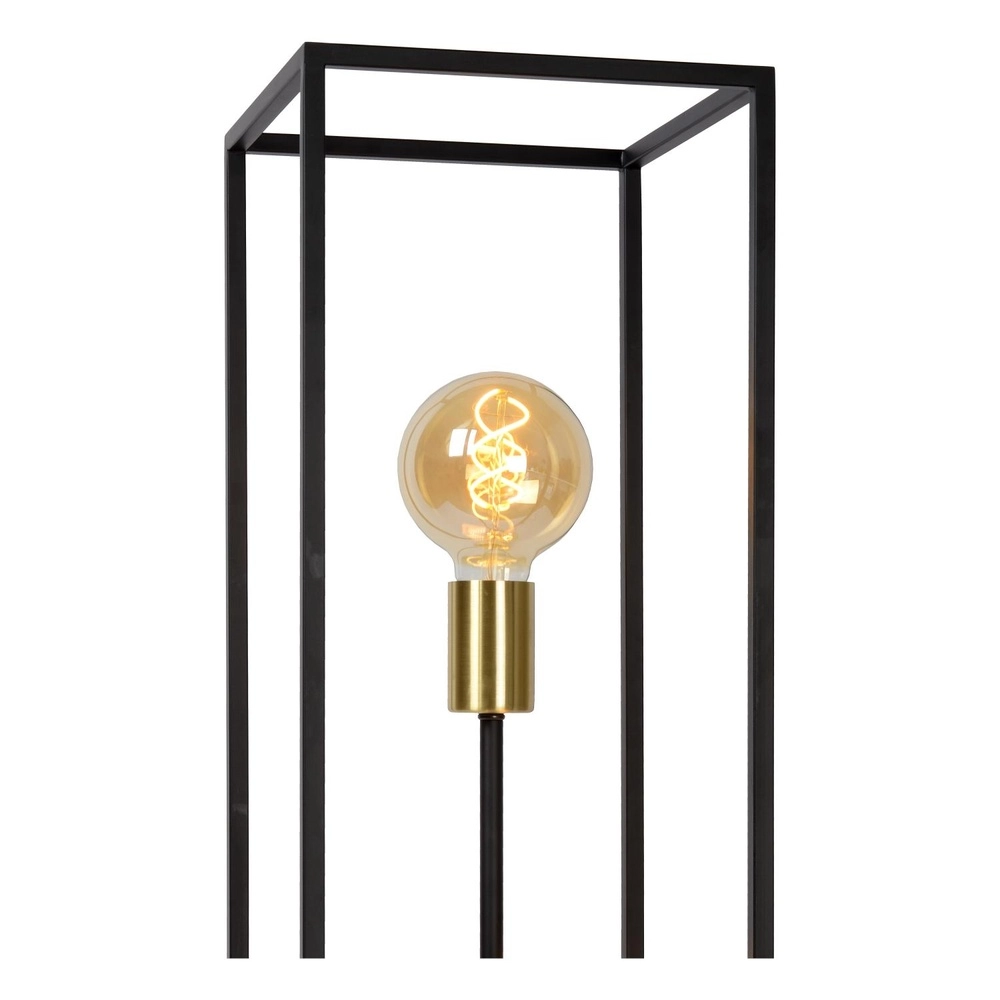 Vloerlamp Ruben zwart Lucide 5411212000200