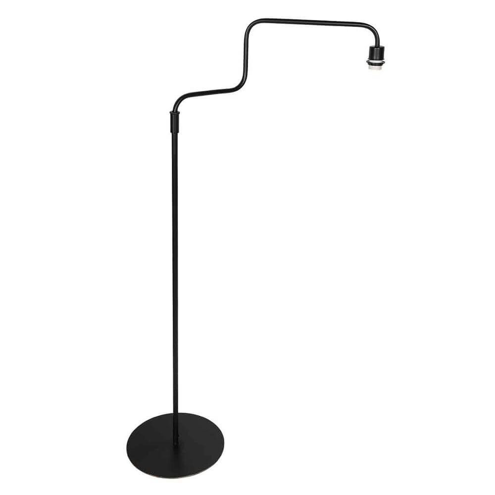 Vloerlamp Bloeba zwart met bamboe Steinhauer 8712746176919