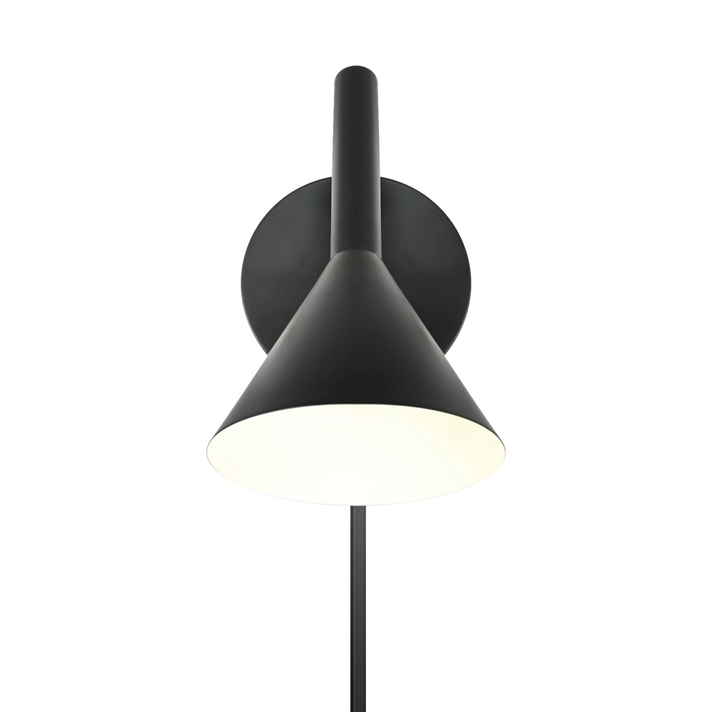 Zwarte wand leeslamp Kelvis  Nordlux 5704924027345
