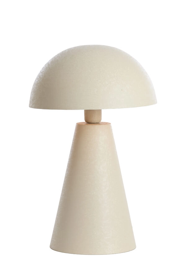 Design tafellamp Surrina crème Ø 31cm