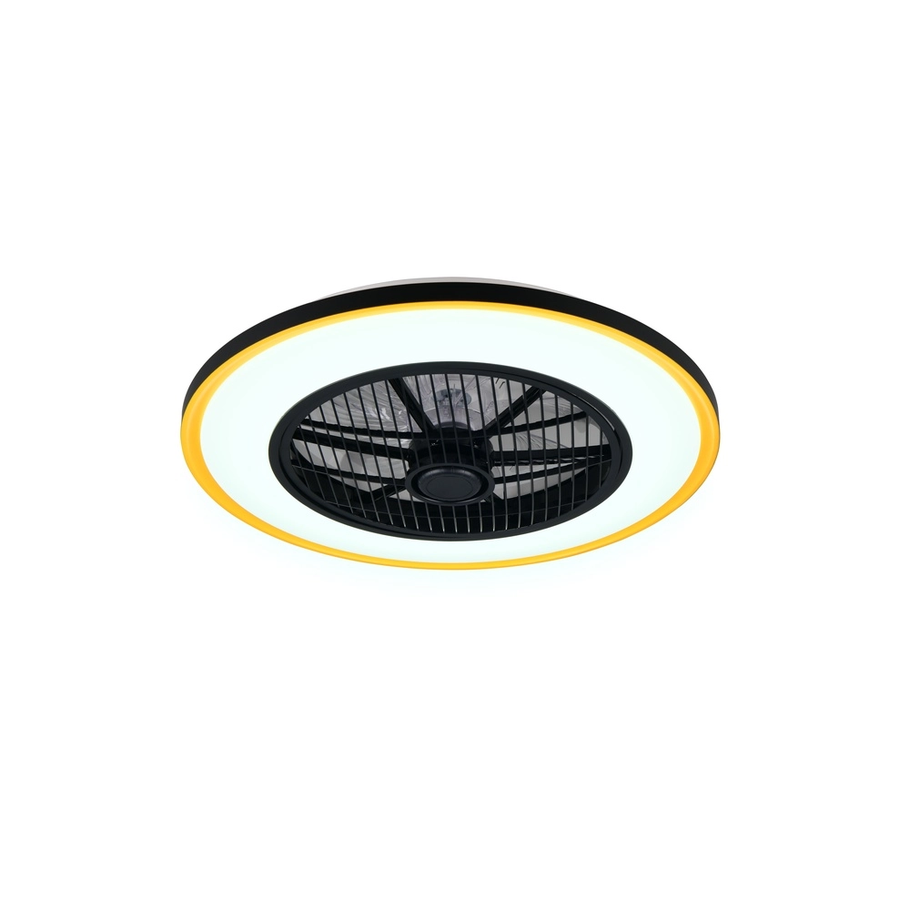 Plafondventilator Varpula zwart met goud Trio 4017807688597