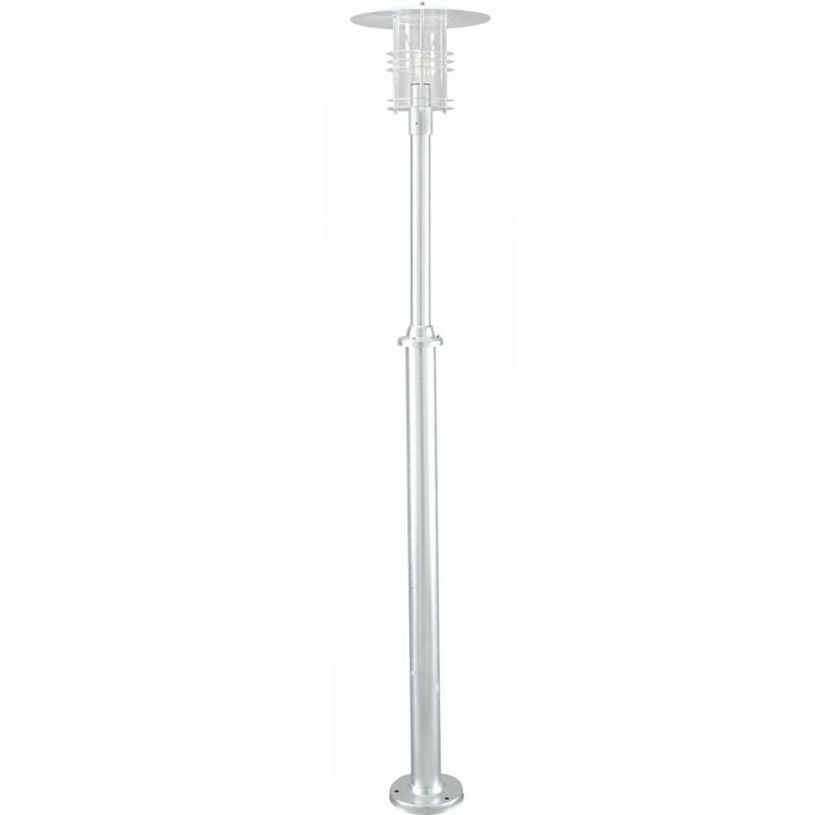 Verlichtingspaal Selva landelijk 151cm zinkgrijs
