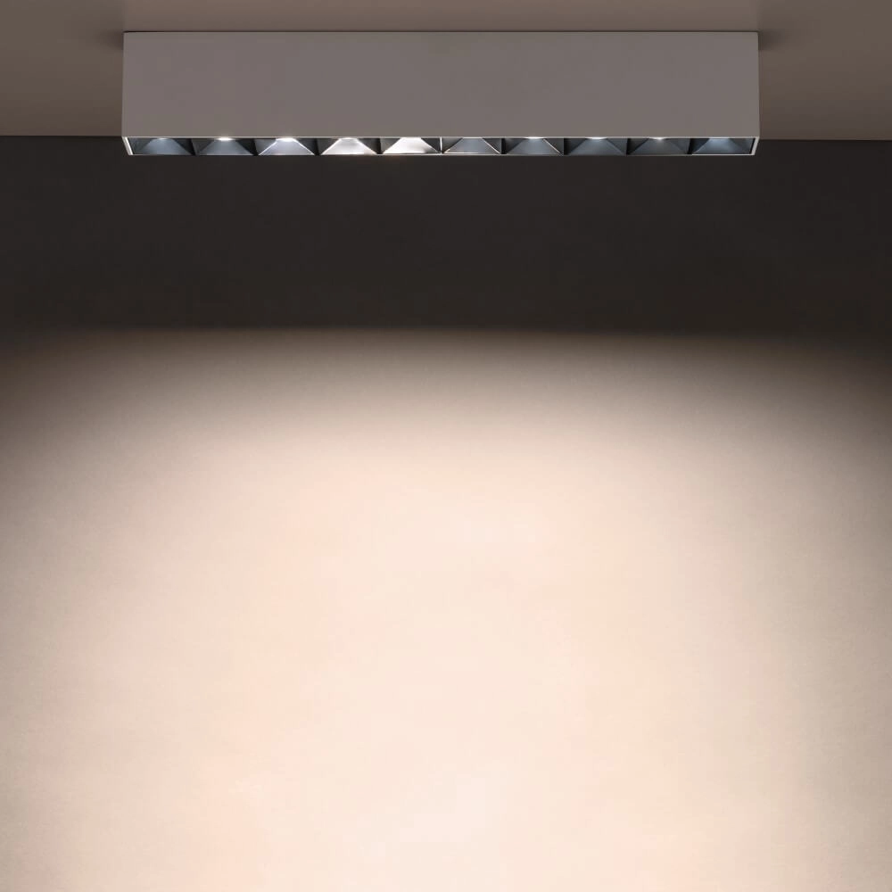 Witte opbouwspot Midi Led 10x1 leds - 4000K Lyora 5903139100533