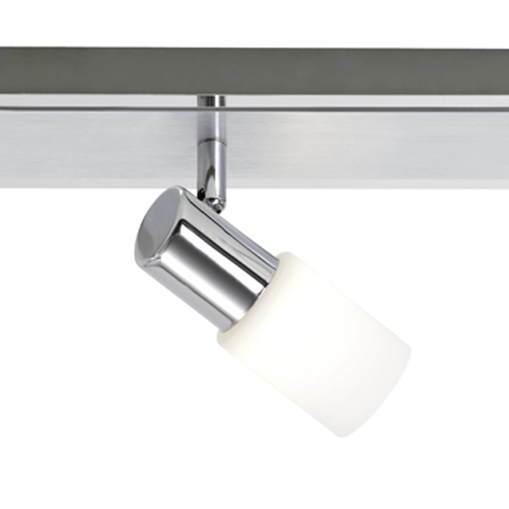 LED plafondspot Series 8214 Beam 3-lichts metaalgrijs met chroom Trio 4017807220902