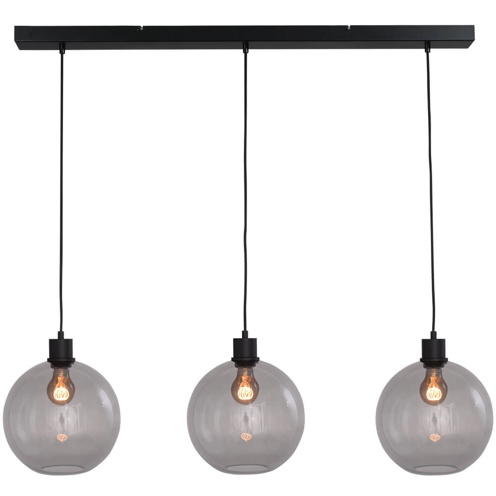 Hanglamp Lazise 3x Ø 25cm zwart