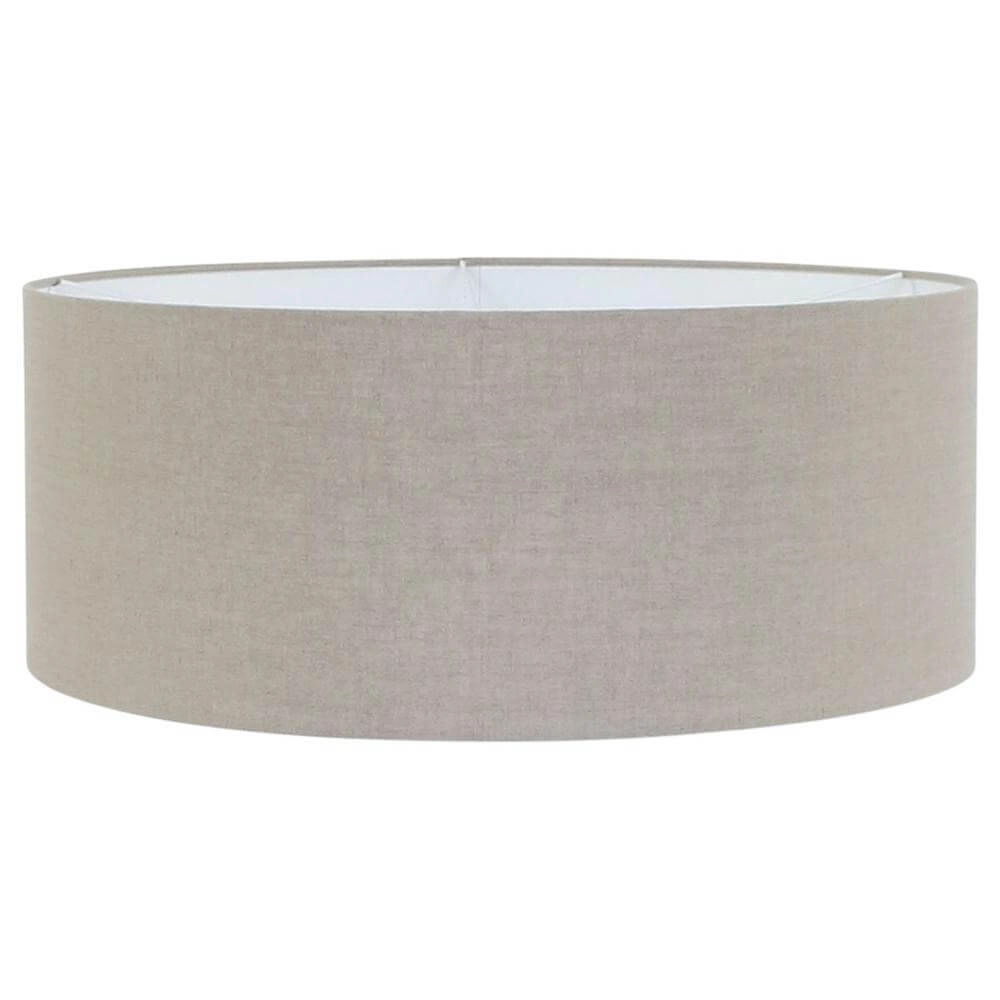 Vloerlamp Curve zwart met grof grijze kap Ø 50cm Steinhauer 8712746179491