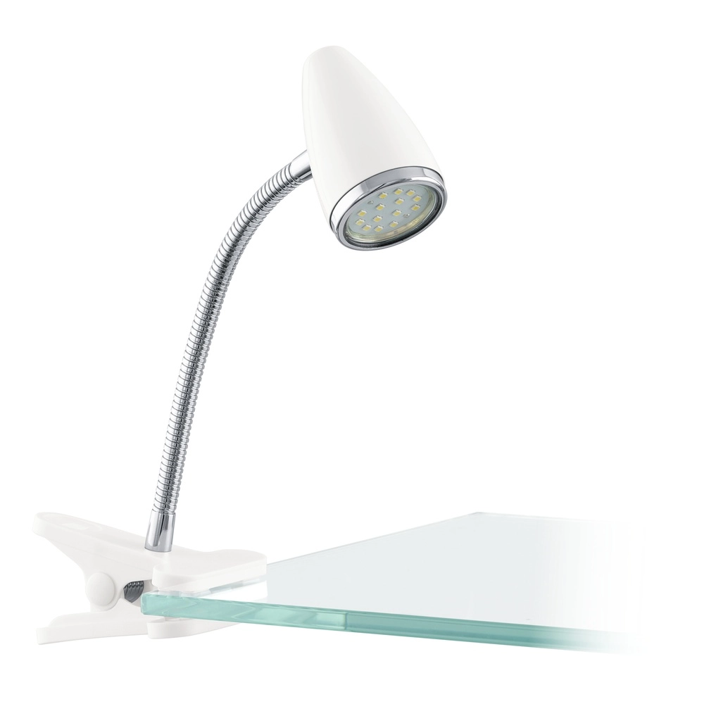 Klemspot Riccio 1 flexibel - wit