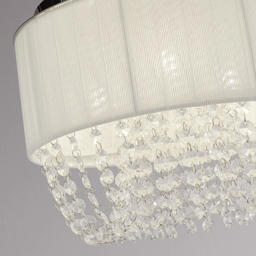 Plafondlamp Bellano chroom Ø 30cm Searchlight 5053423306834