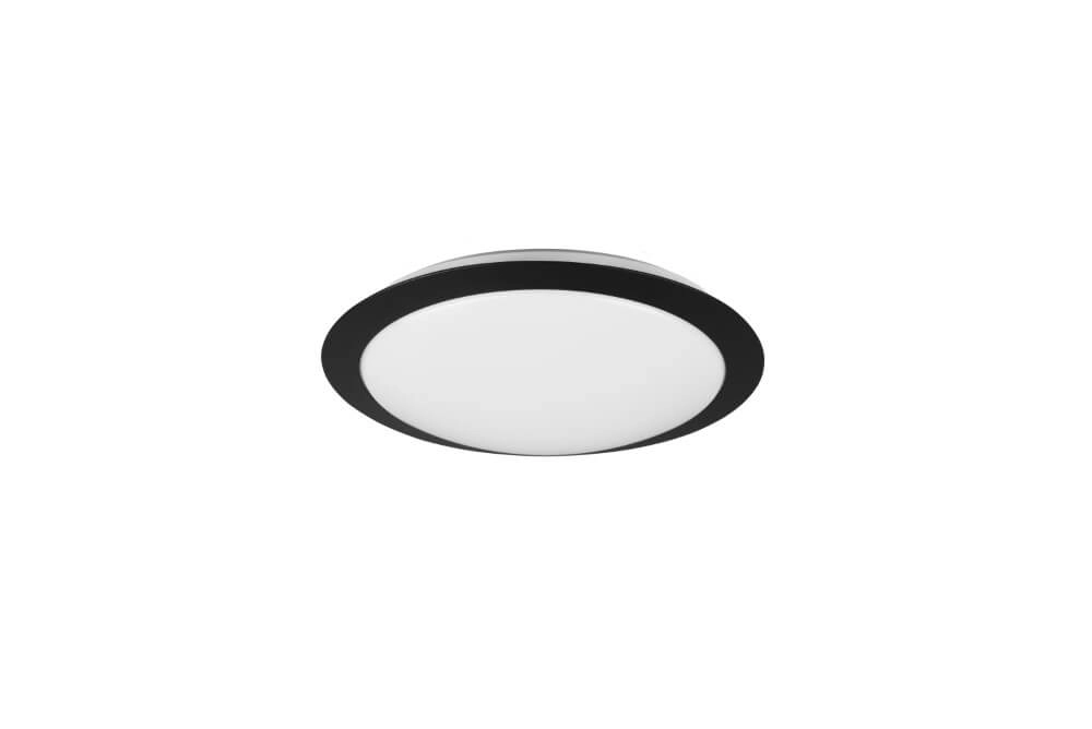 Plafonnière Umberto 29cm zwart