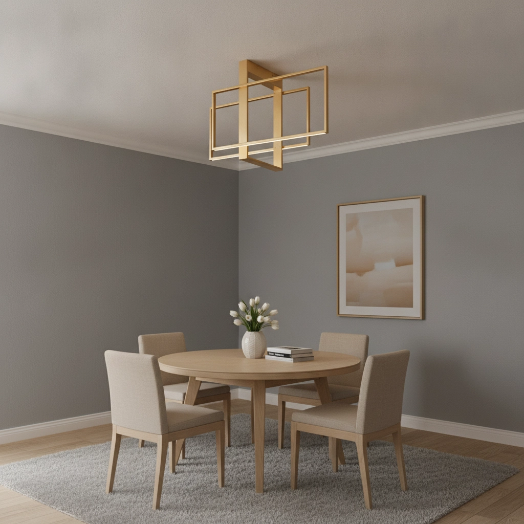 Plafondlamp Clea goud 70cm