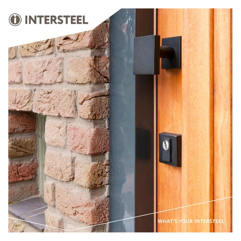 Veiligheidsrozet Salus kerntrekbeveiliging vierkant zwart Intersteel 8714186400906