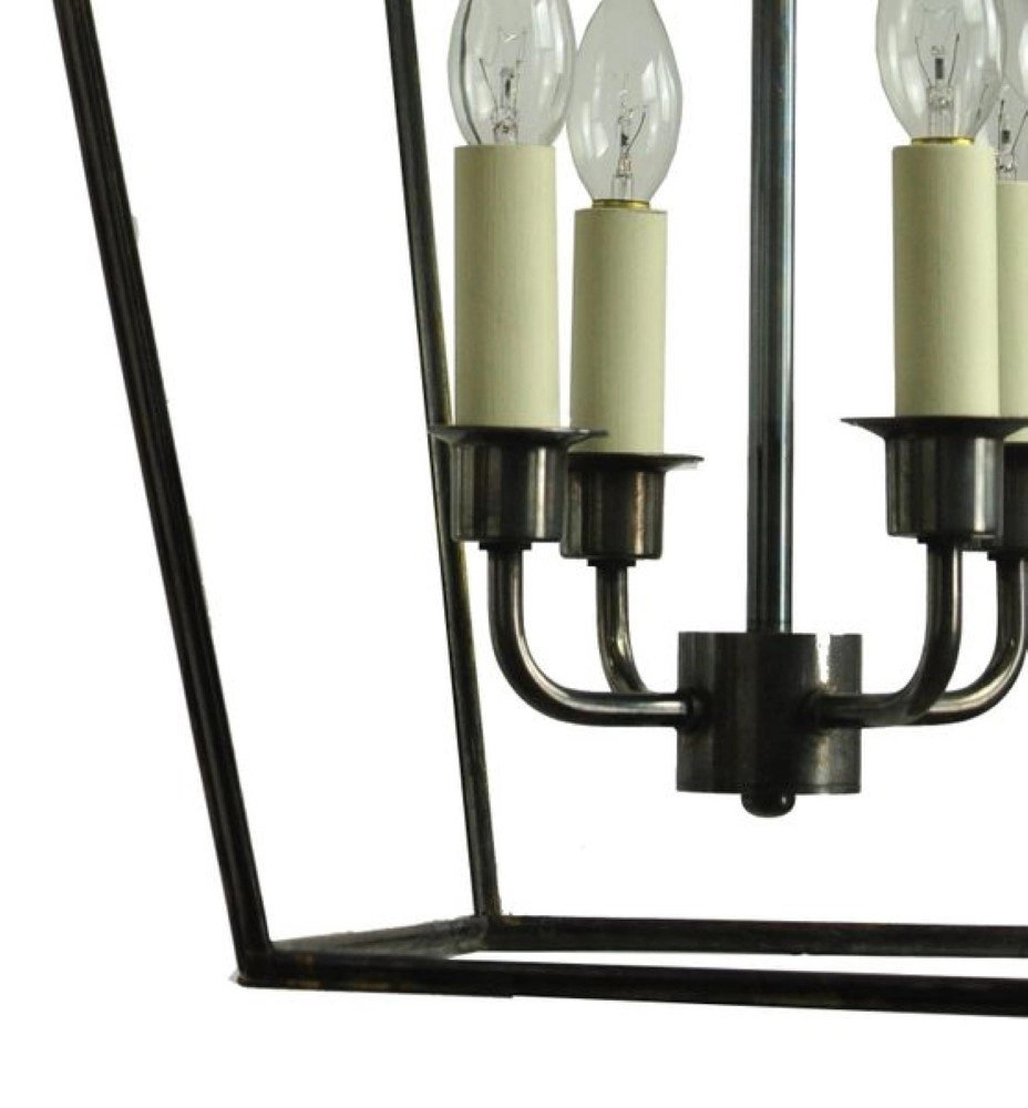 Landelijke hanglamp Knightbridge 4-lichts 63cm - antiek koper (ANT) Limehouse