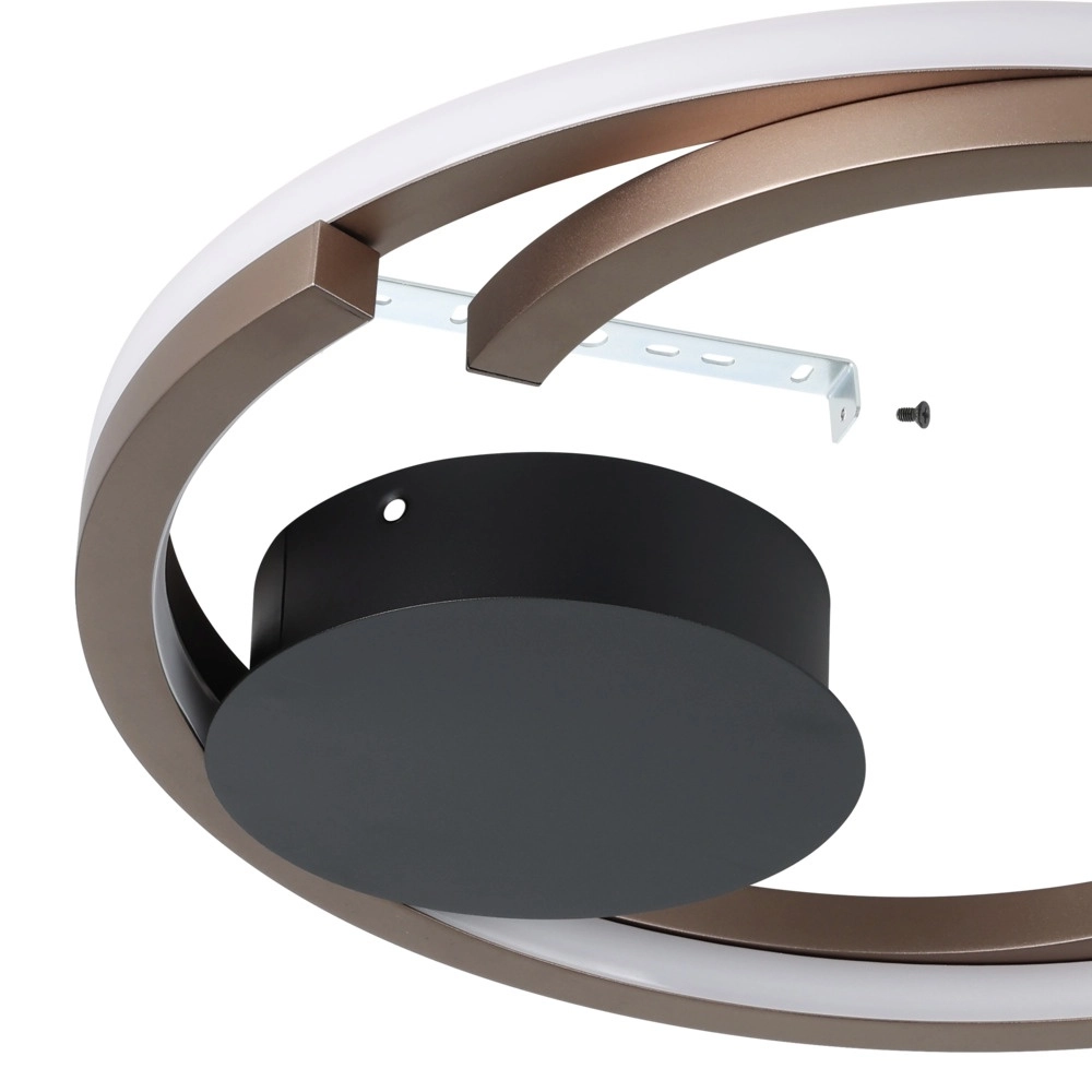 Plafondlamp Mezzomonte koper brons Eglo 9008606360222