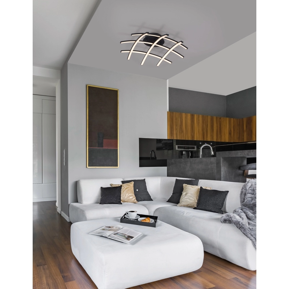 Plafondlamp Narvi zwart Lyora 5212017429216