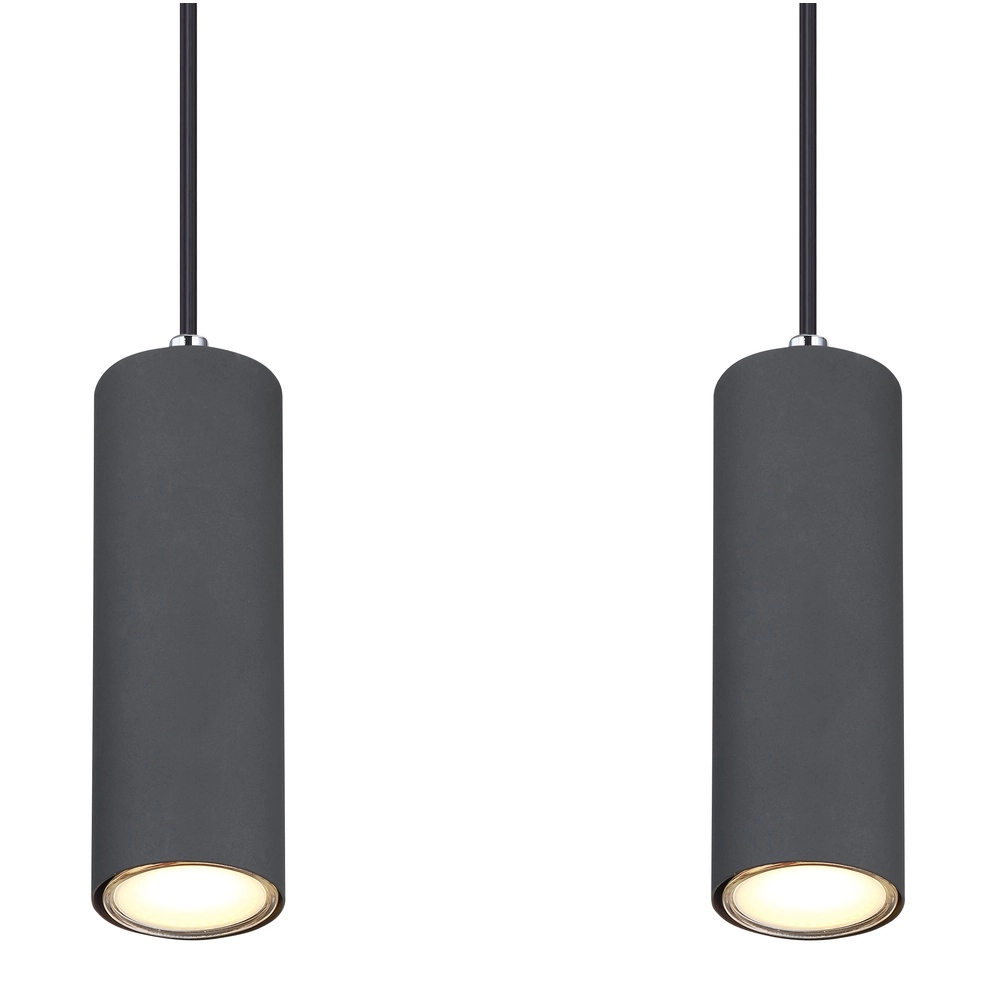 Hanglamp Robby 4-lichts hout Globo 9007371433544