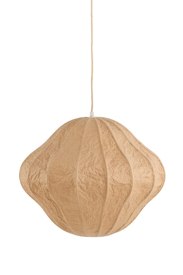 Bruine hanglamp Sukau Ø 50cm Light & Living 8717807743031