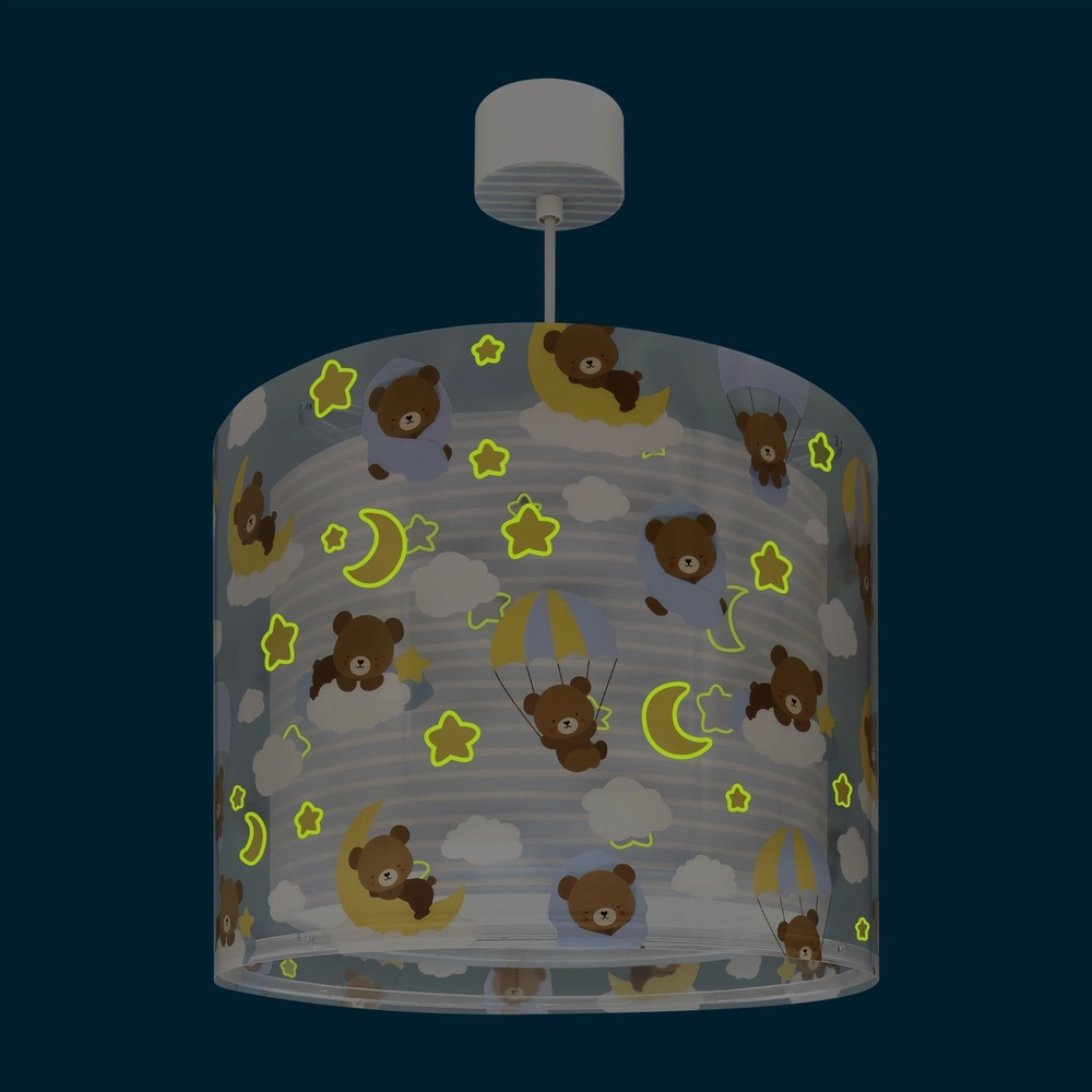 Kinderkamer hanglamp Baby Teddy blauw Dalber 8420406002668