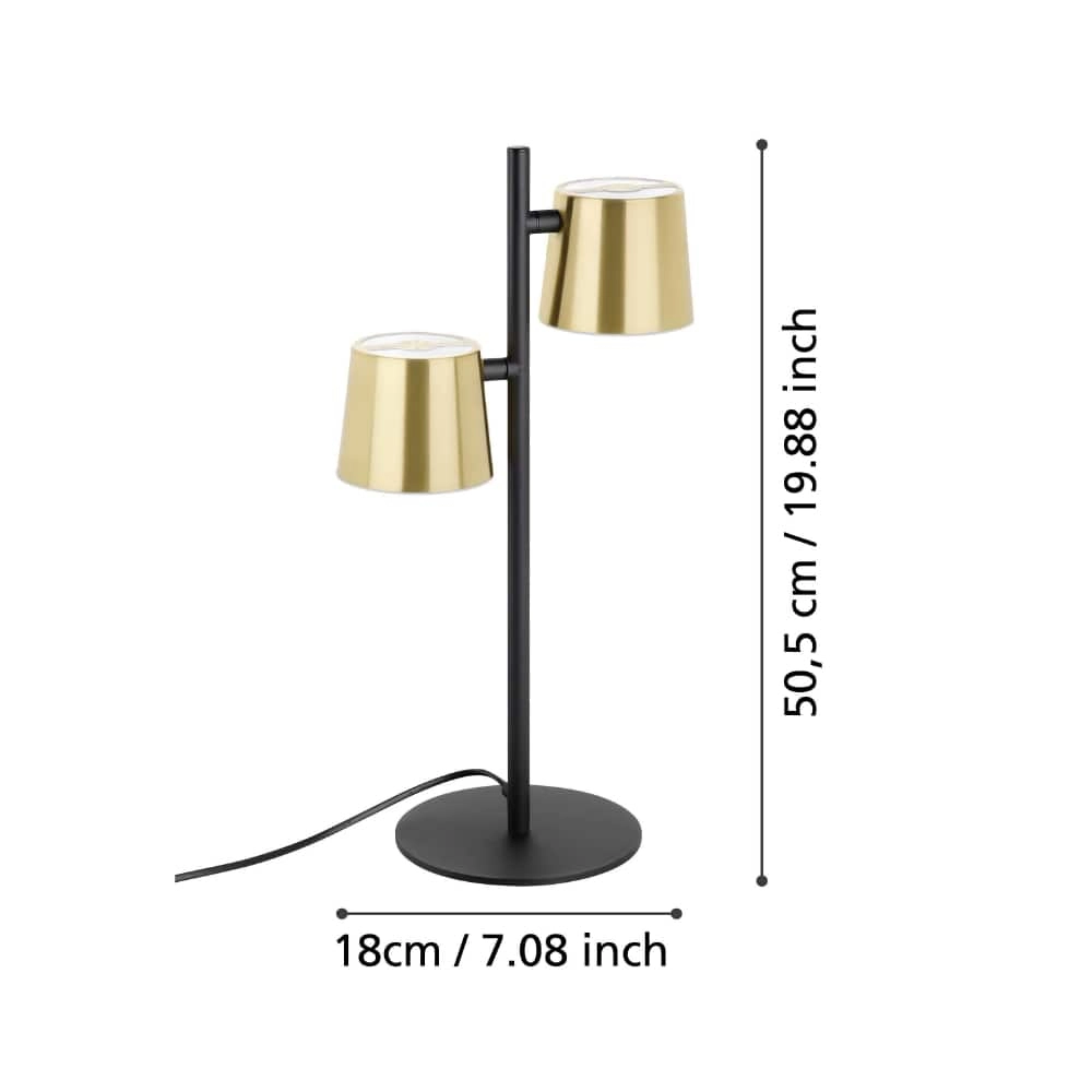 Zwart met gouden tafellamp Altamira Stars of Light 9002759399863