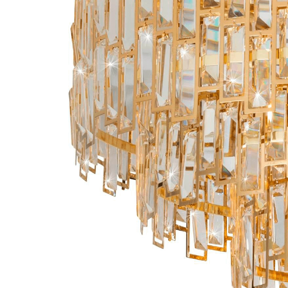 Ø 78cm plafond kroonluchter Calmeilles goud Stars of Light 9002759396121
