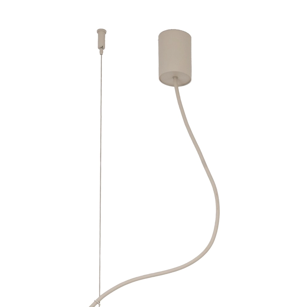 Design hanglamp Fourty 7-lichts zand bruin Lyora 5903139122948