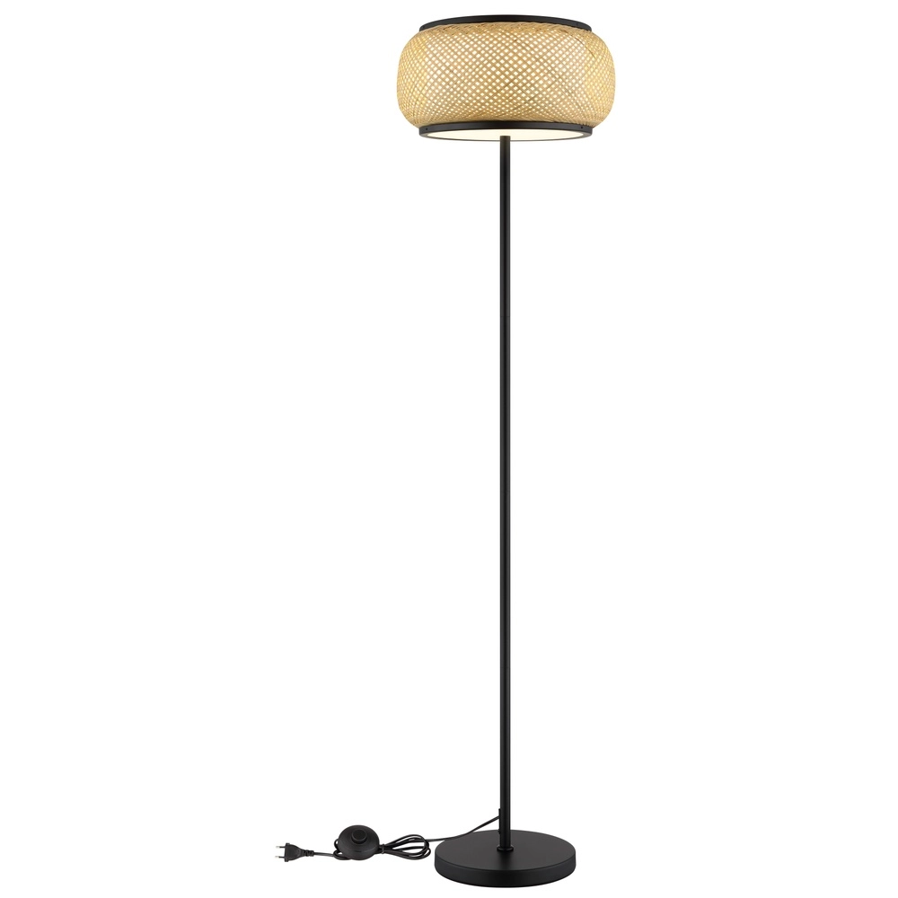 Vloerlamp Bambora met bamboe Ø 38cm Globo 9007371569861