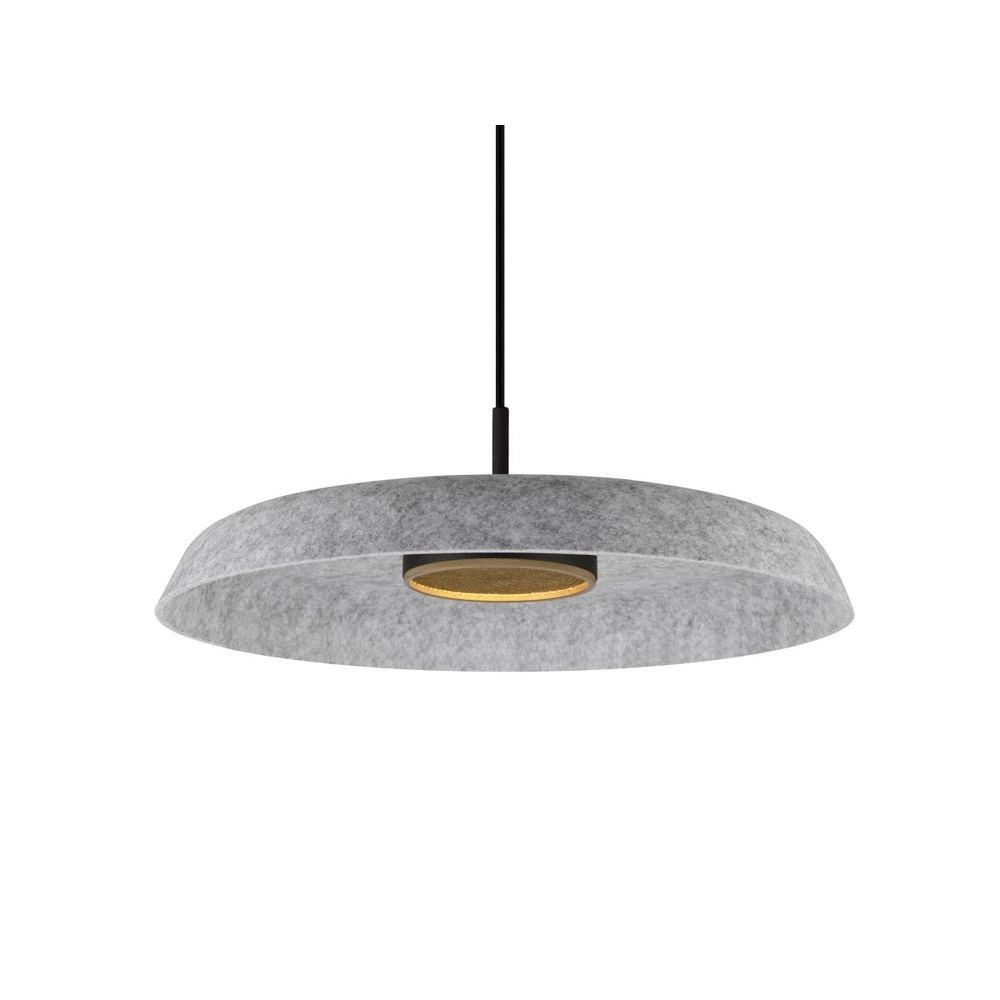 Vilt kap Grip! Flat Ø 50 x 6,2cm grijs SLV 4024163316200