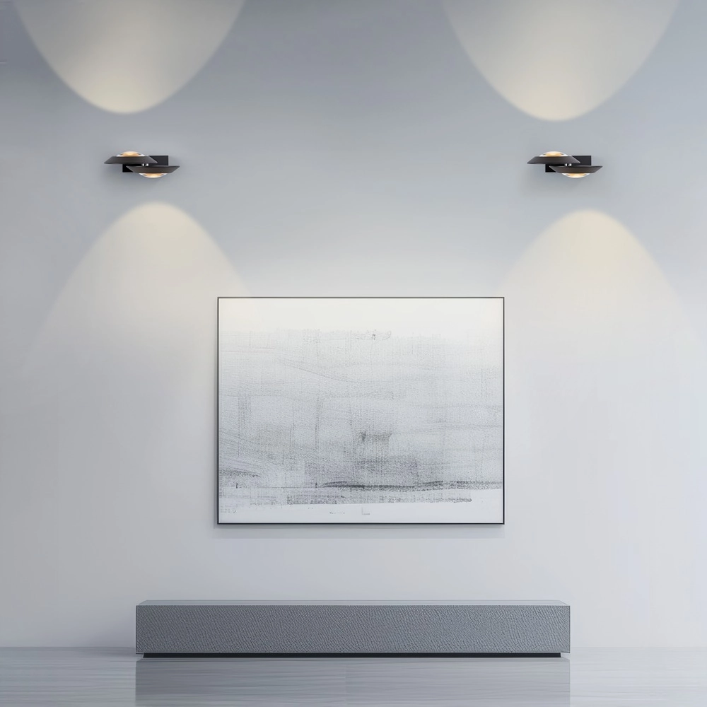 2L led wandlamp Pure Oculis black pearl Paul Neuhaus 4012248397008