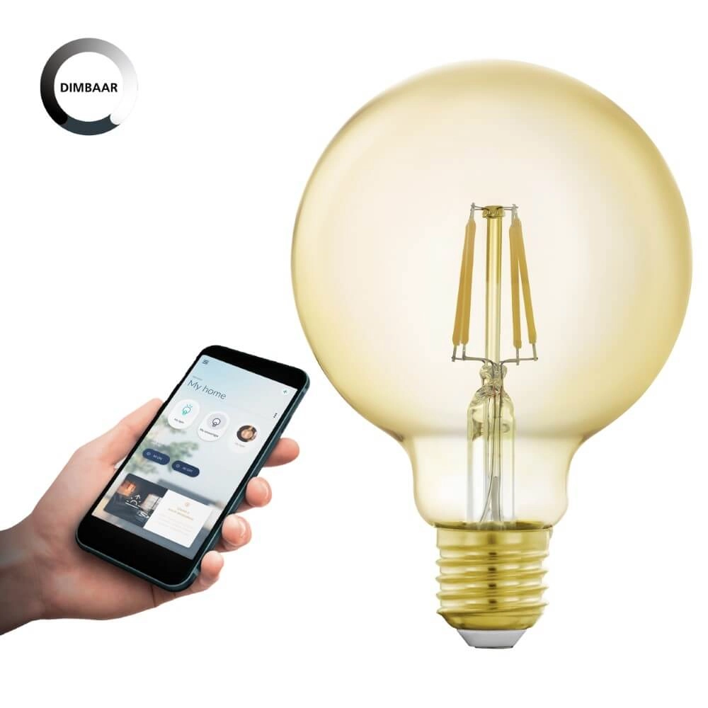 Led lampenbol Zigbee - E27 - 4.9 watt - 2200K - G95 Eglo 9002759122249
