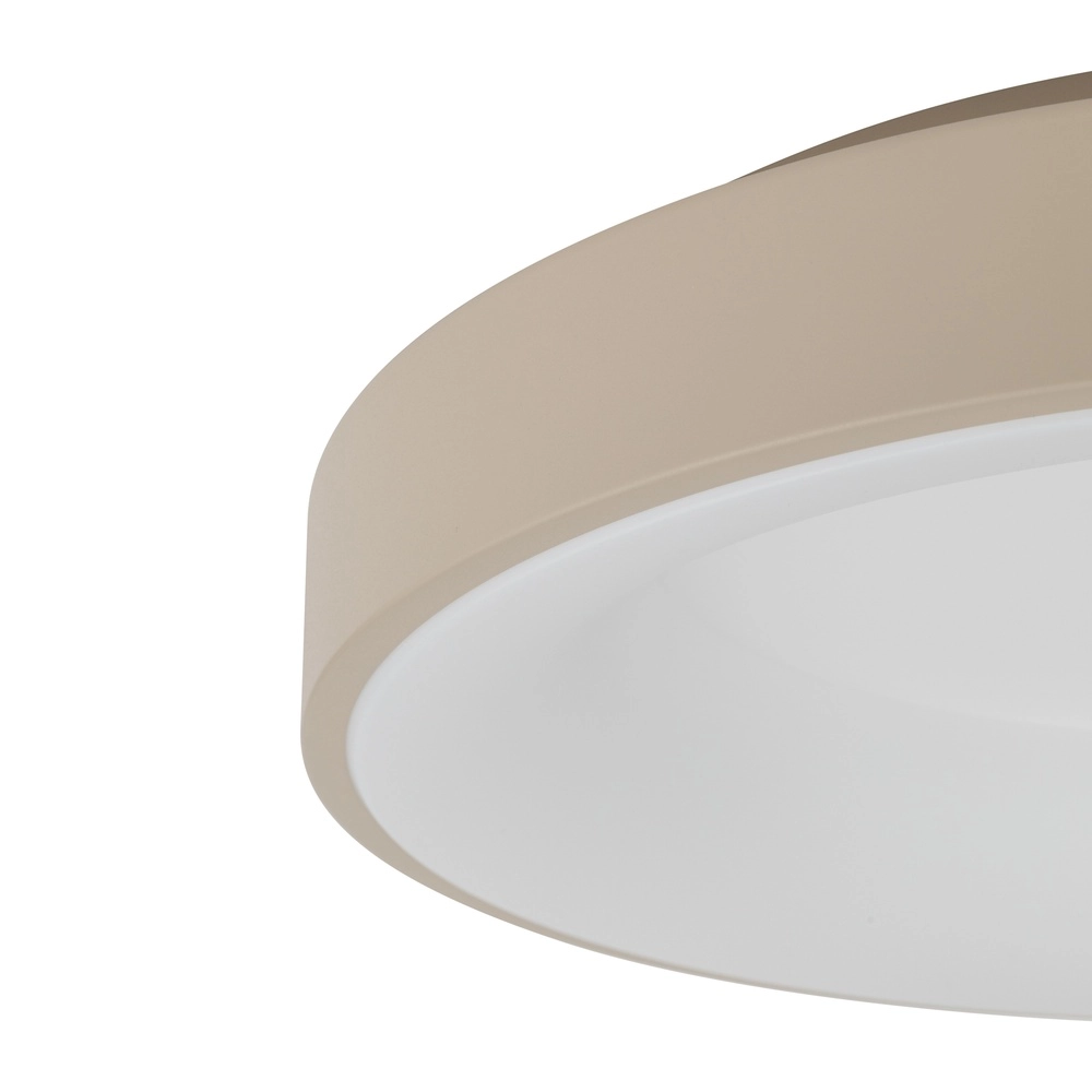 Plafondlamp Nikki Led zand bruin Ø 48cm - 4000K Lyora 5903139123662