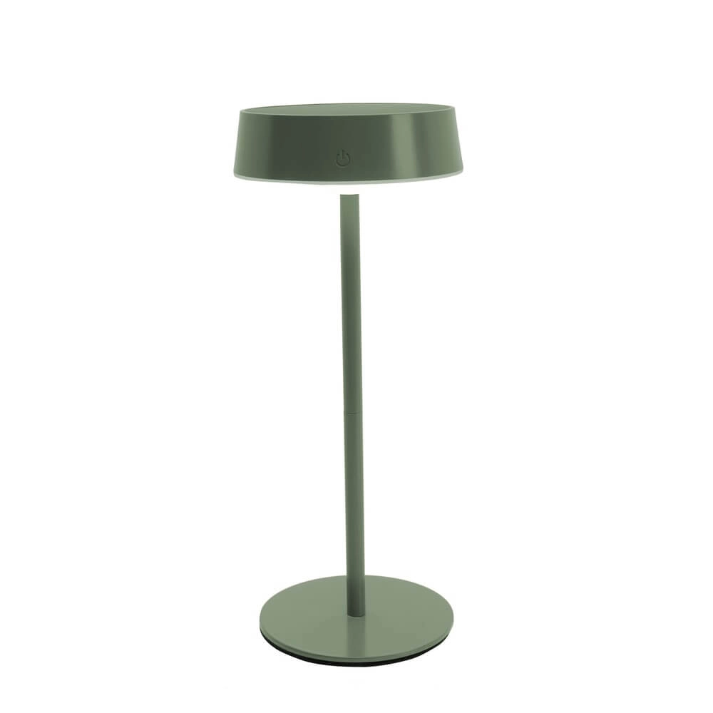Strakke tafellamp Simeri hybride groen