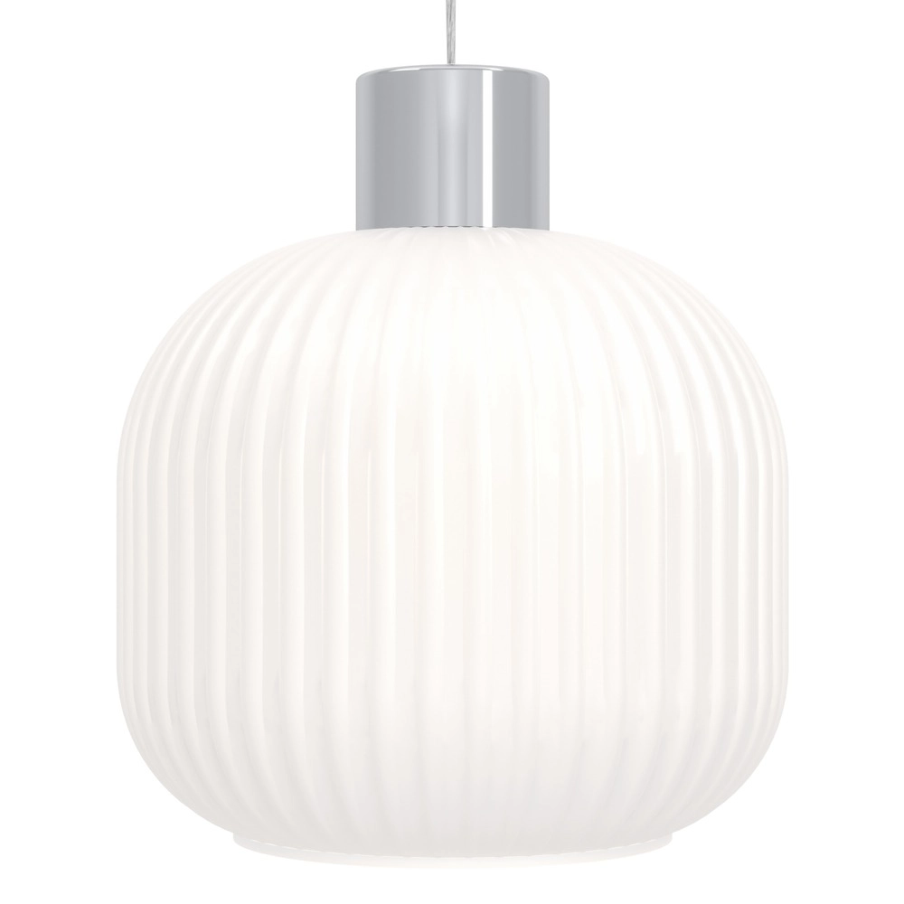 Design hanglamp Dasmina chroom met wit 3-lichts Eglo 9008606406371