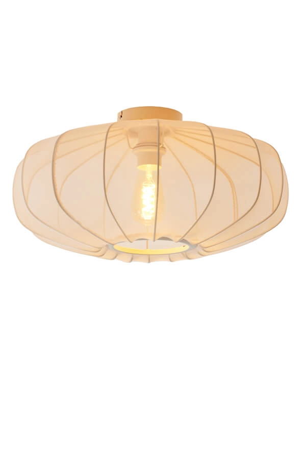 Japandi plafondlamp Plumalia Ø 50cm