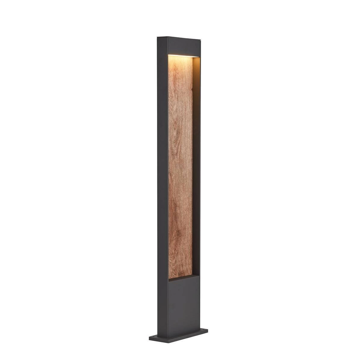 Design lamp met hout Flatt 100cm SLV 4024163231534