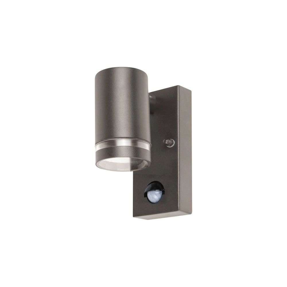 Wandspot met sensor Opden Antraciet - 1x GU10