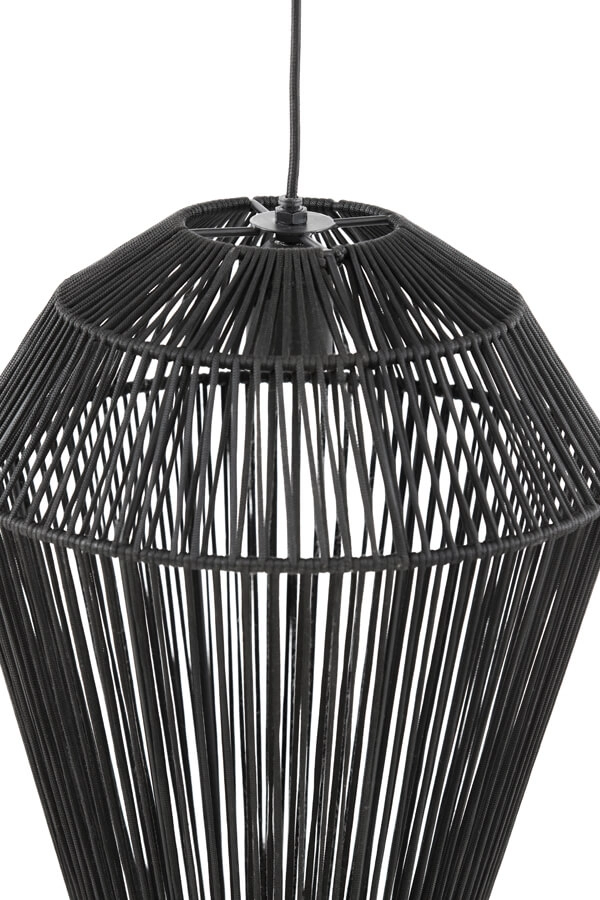 Bohemian hanglamp Deya zwart Ø 38cm Light & Living 8717807681159