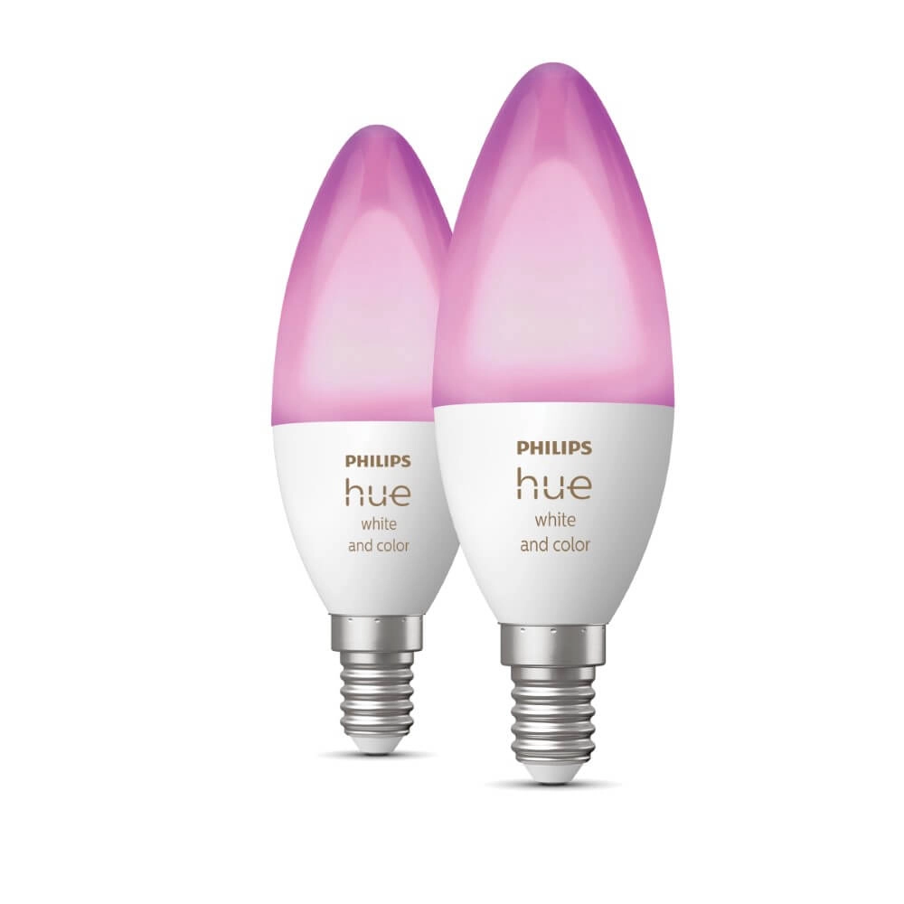 Hue - E14 - 5W - White and Color set van 2 Philips 8719514356719