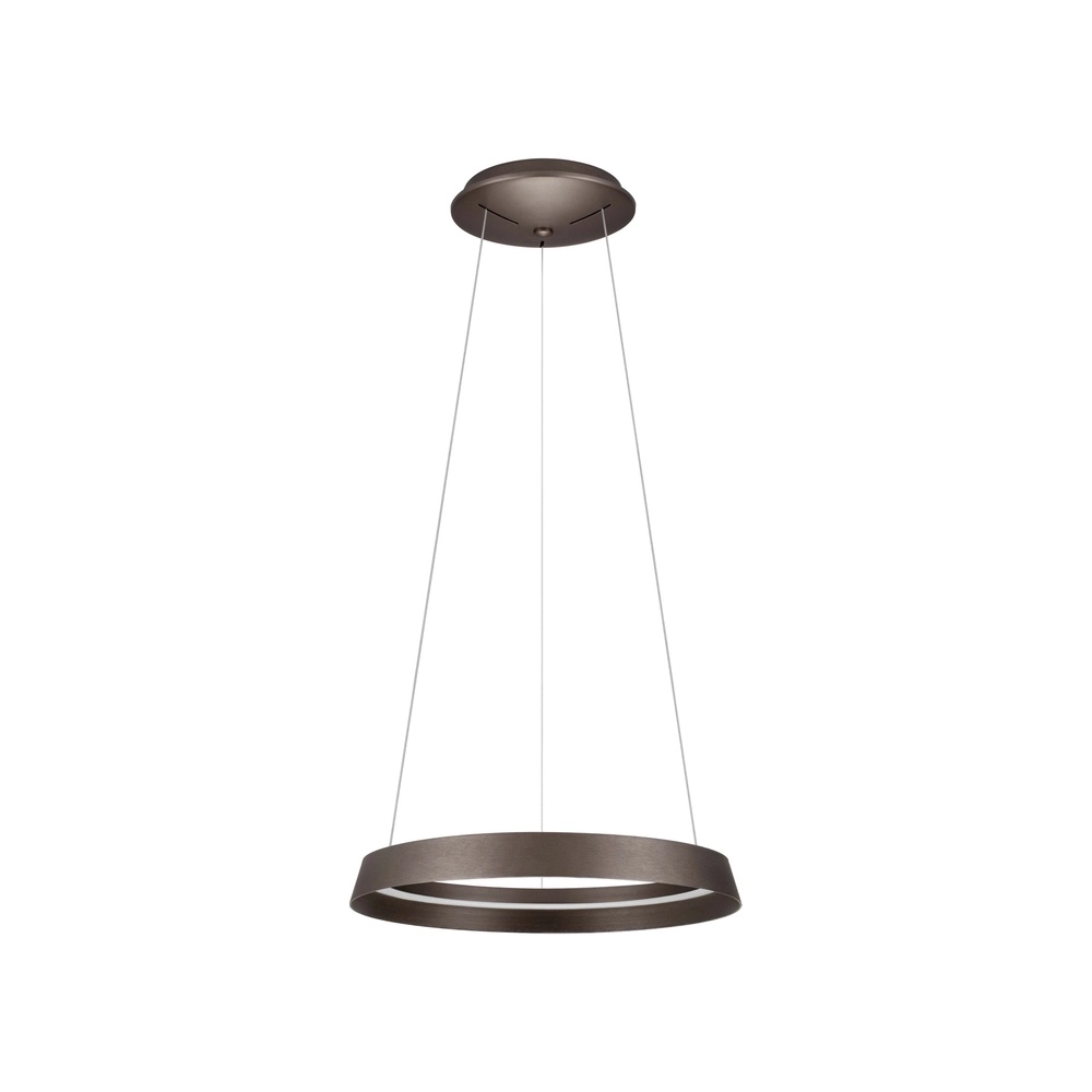 Design hanglamp Ormi Ø 45cm koffie bruin Lyora 5212017470379