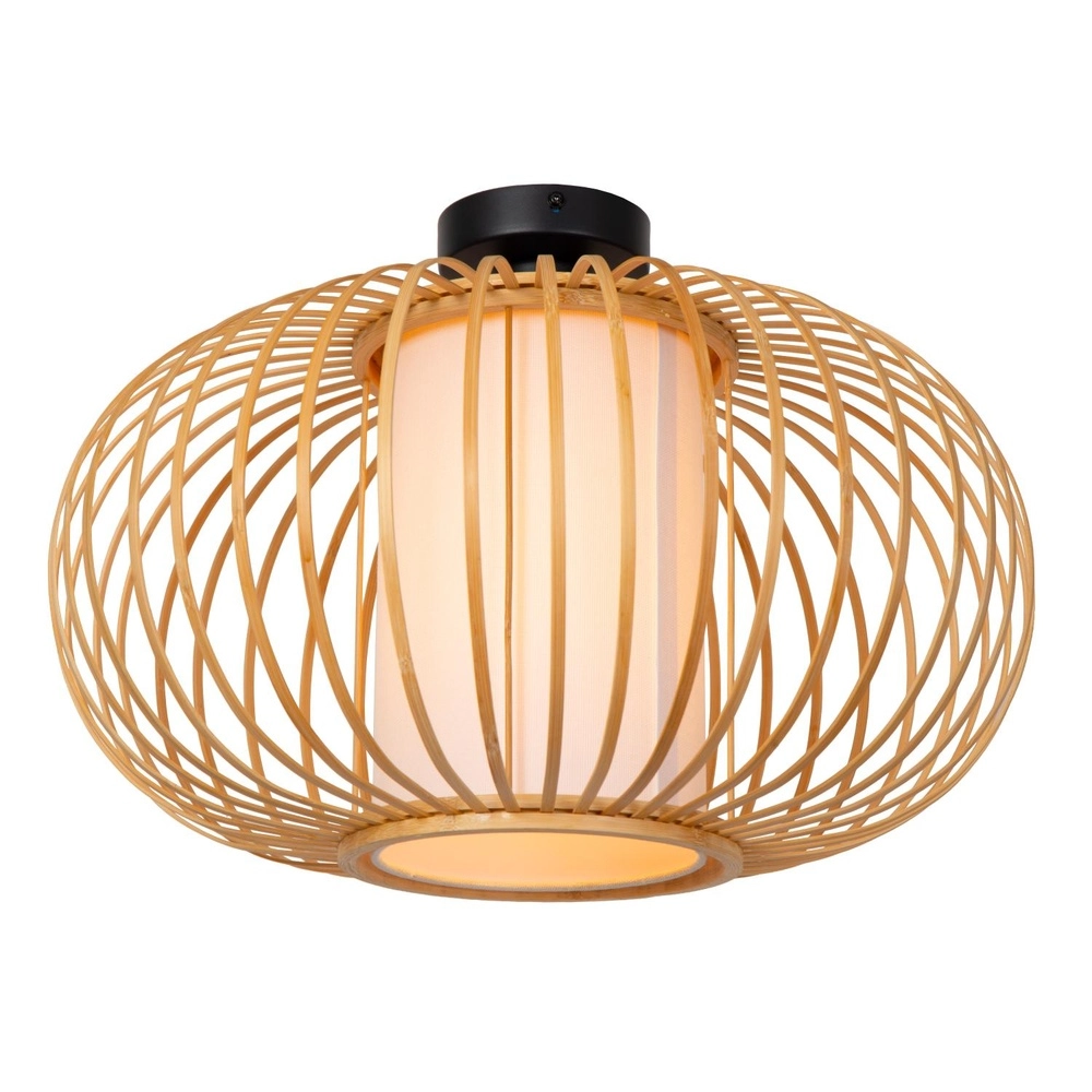 Plafondlamp Thuline houtlook Lucide 5411212051769