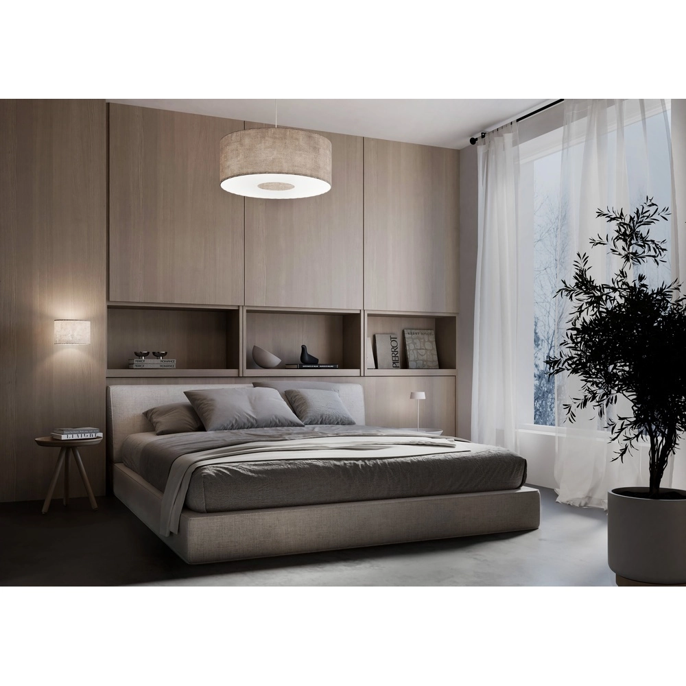 Hanglamp Cedro zand bruin Ø 65cm Lyora 5903139116664