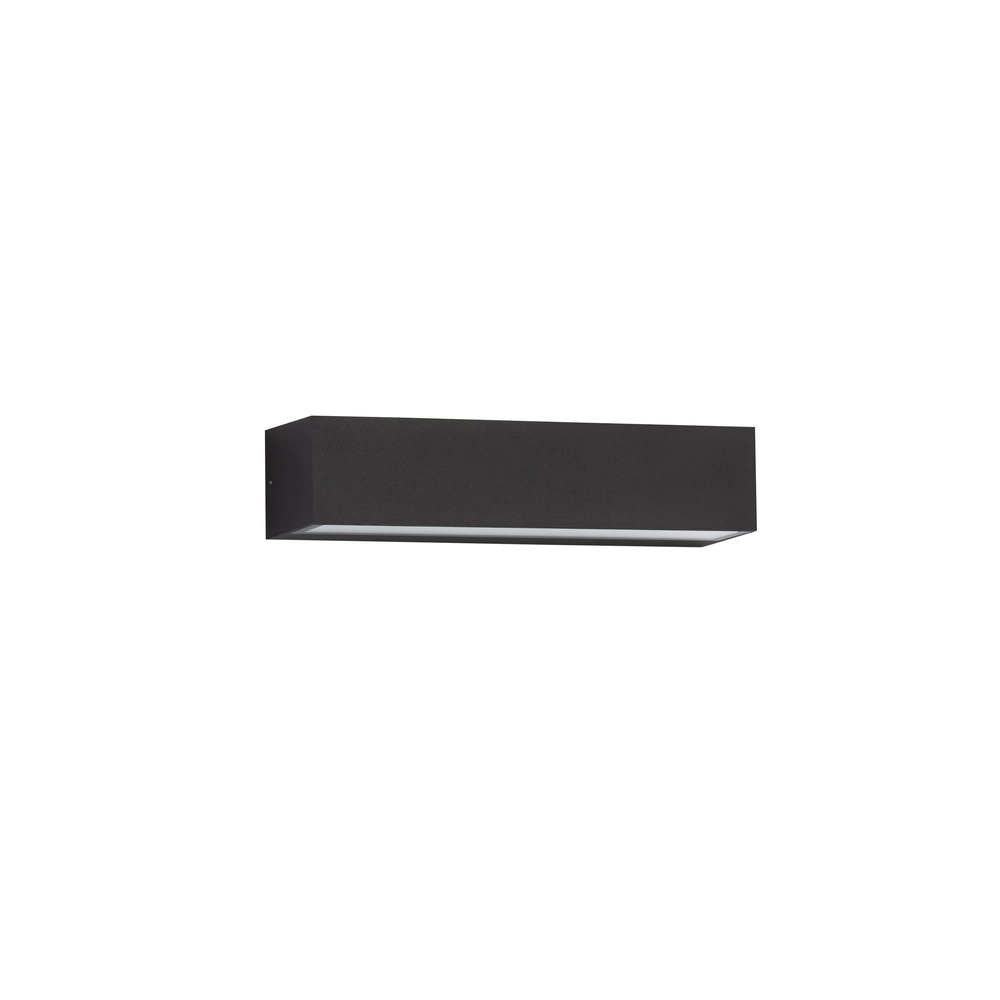 Strakke wandlamp Lane zwart 22cm - 21W Lyora 5212017496737