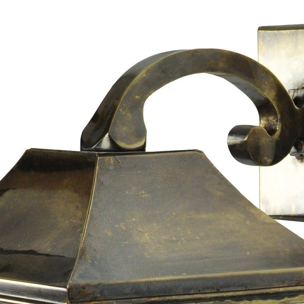 Landelijke muurlamp Knightbridge 35cm - koper gevlamd (AB) Limehouse