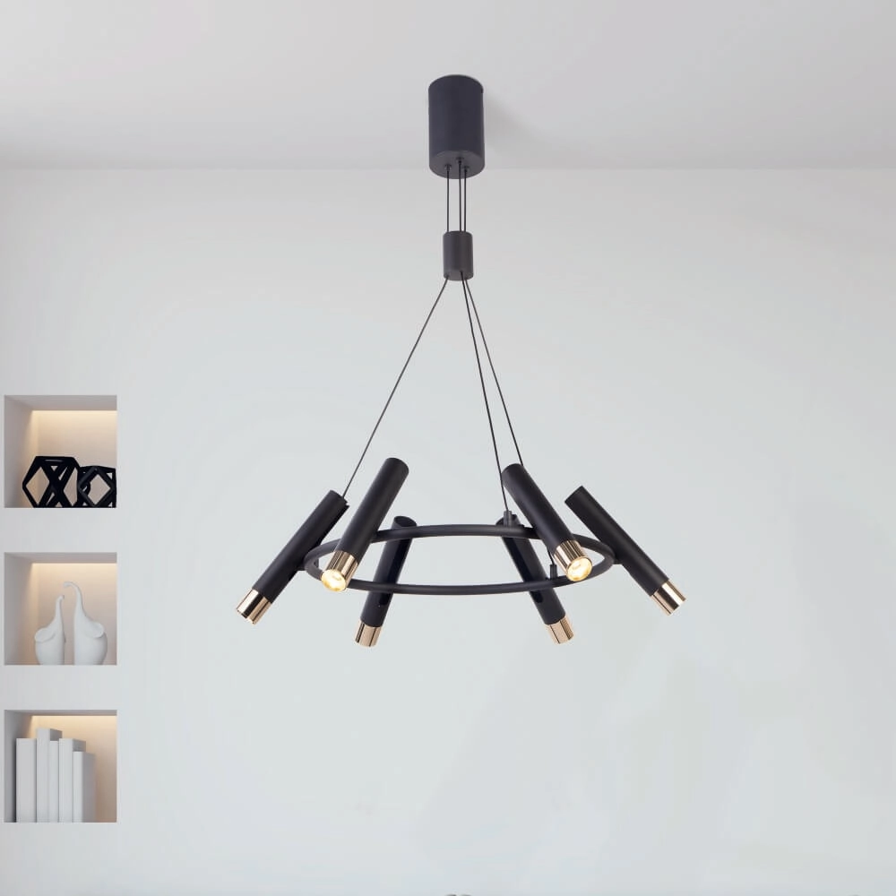 Ronde design hanglamp Cylinder Searchlight 5053423231259
