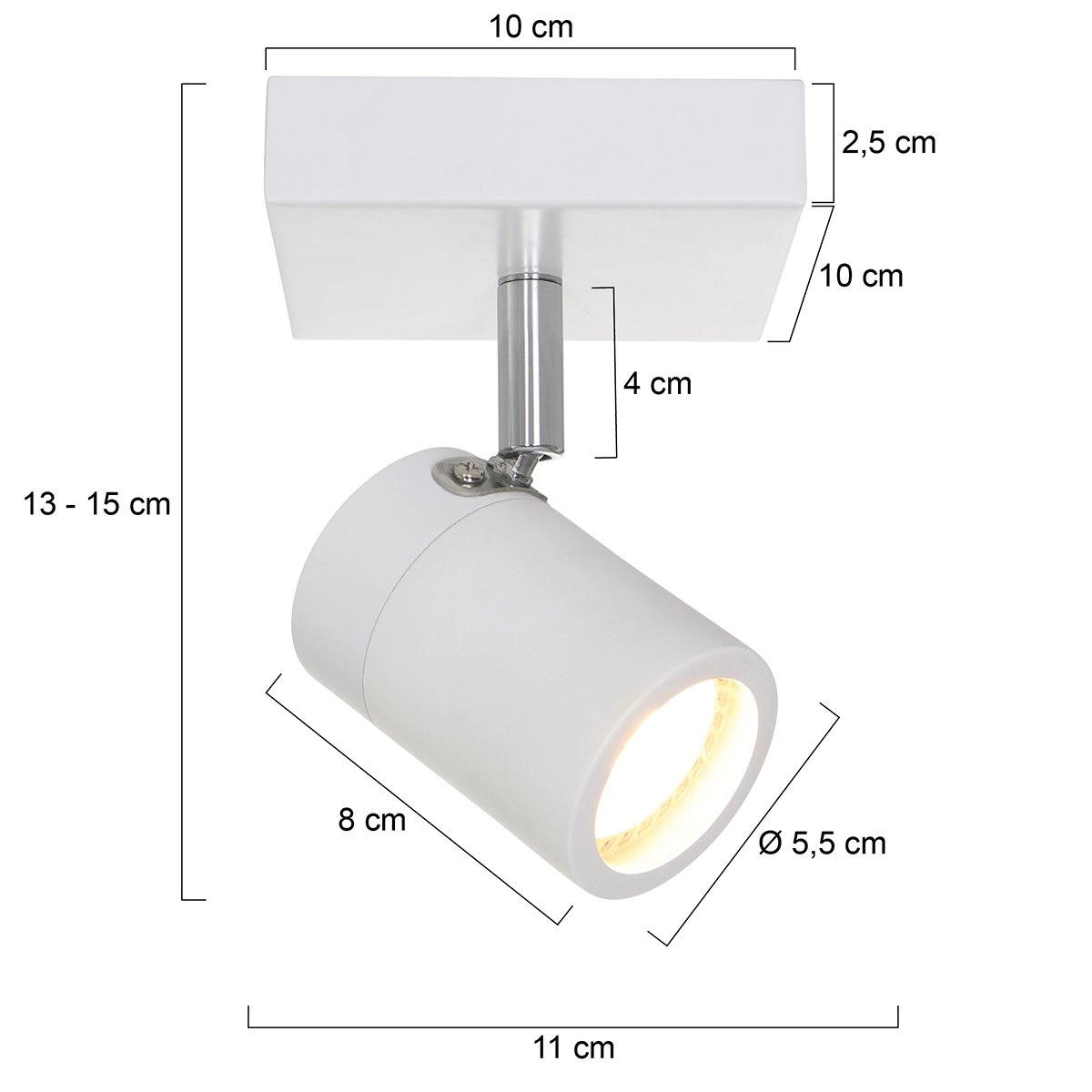 Opbouwspot Upround LED Steinhauer 8712746130065