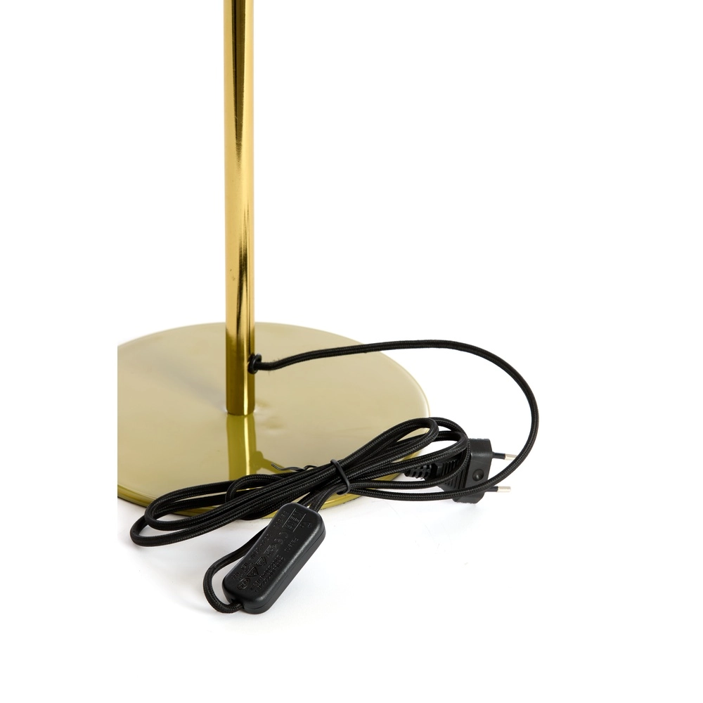 Tafellamp Surin Ø 26cm - glans olijf groen met goud Light & Living 8717807743499