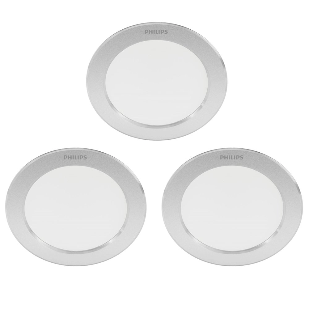 Set van 3 inbouwspots Diamond Ø 9,5cm